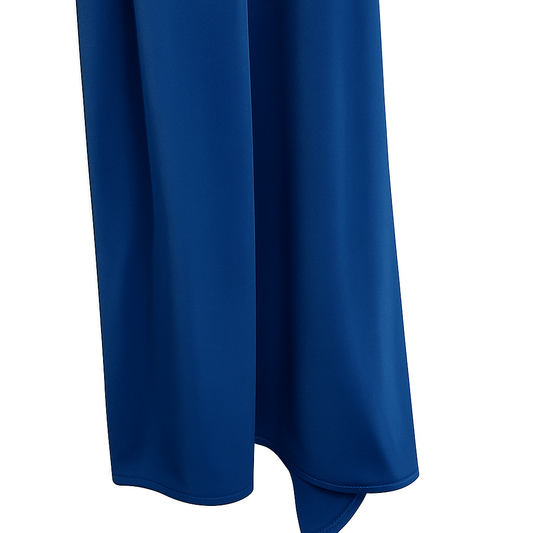 Jersey scarf with shiny finish - Blue