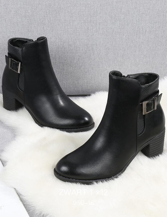 Ankle boots with square heels