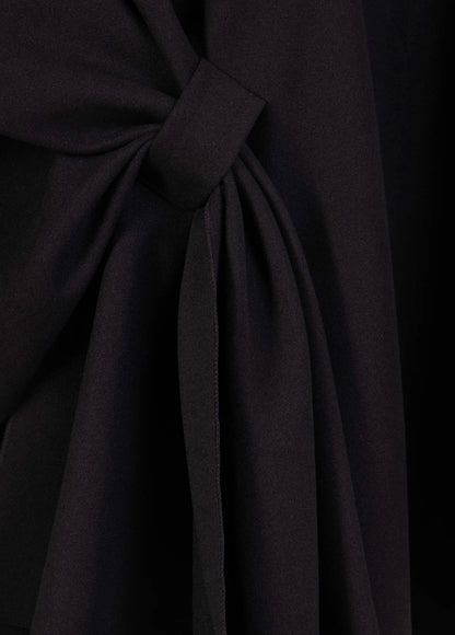 Scarf poncho - Black