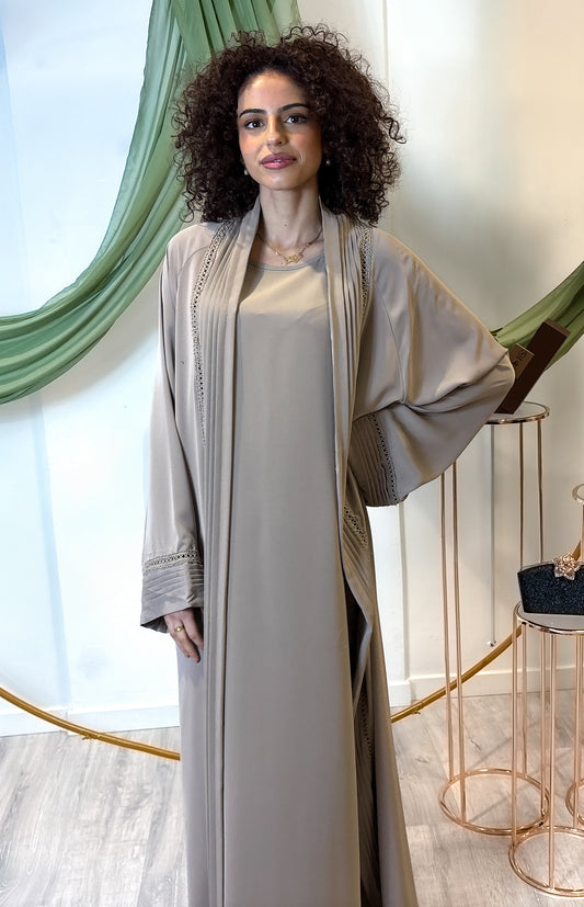 Abaya set - Taupe