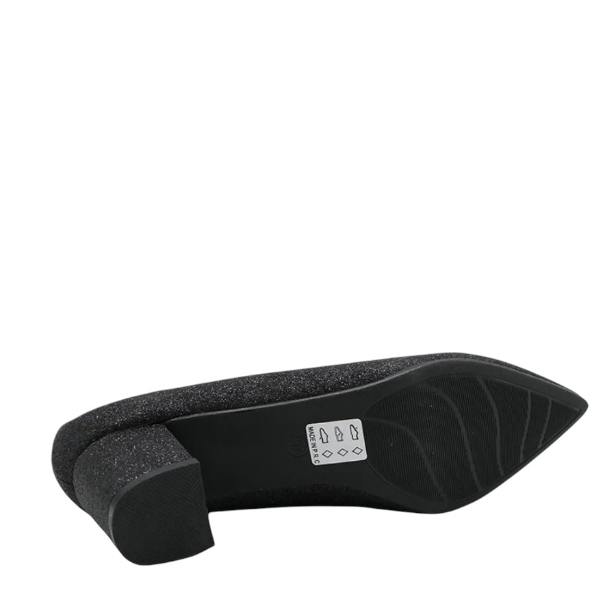 Square heel pumps - Black
