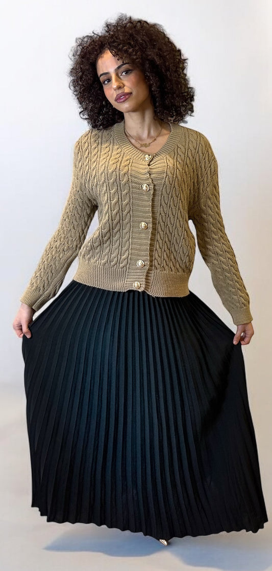 Plisse skirt