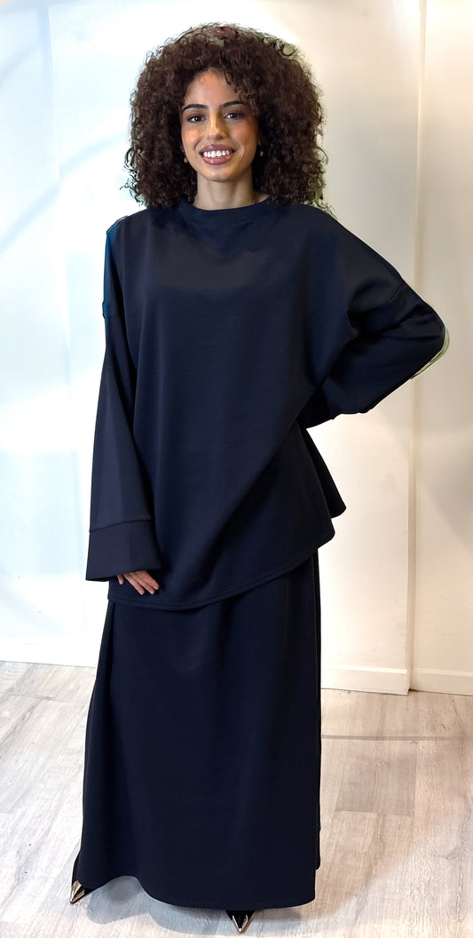 Set Top and skirt - blue